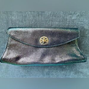 Tory Burch Iridescent Clutch NEW